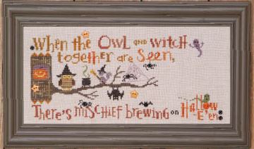 THE HALLOWEEN BRANCH 2 of 3 Little Squirrely Witch